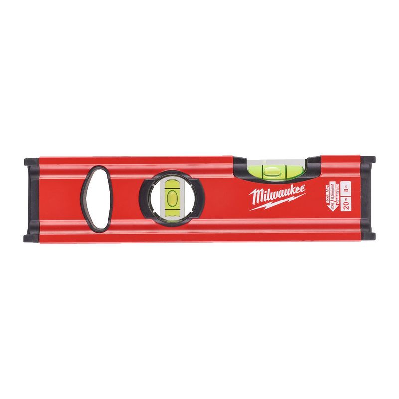 LIVELLA DA 20 CM MILWAUKEE SERIE SLIM NON MAGNETICA