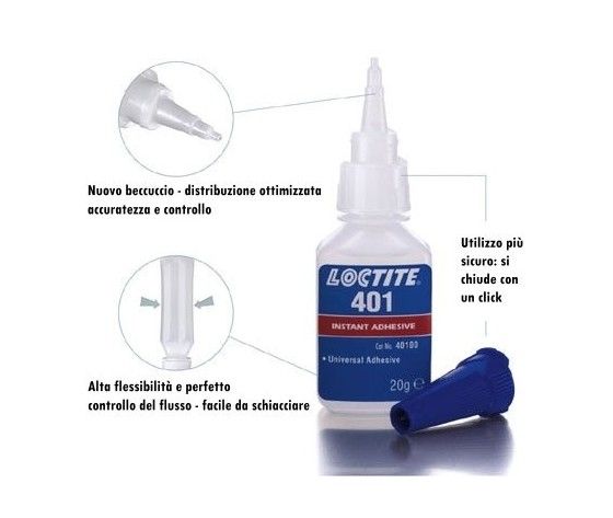 Adesivo istantaneo multiuso LOCTITE 401