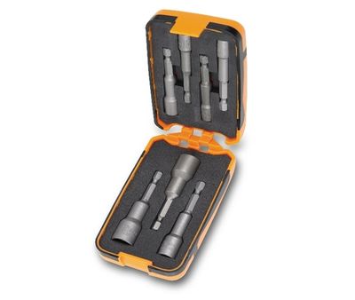 7 inserti BETA 862F/A7 a bussola, esagonali, magnetici