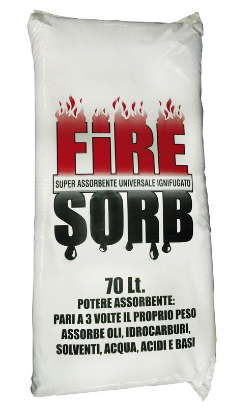 Assorbente vegetale ignifugato firesorb