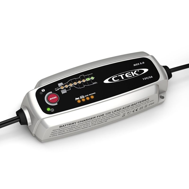 Caricabatterie per auto e moto con diagnosi CTEK MXS 5.0