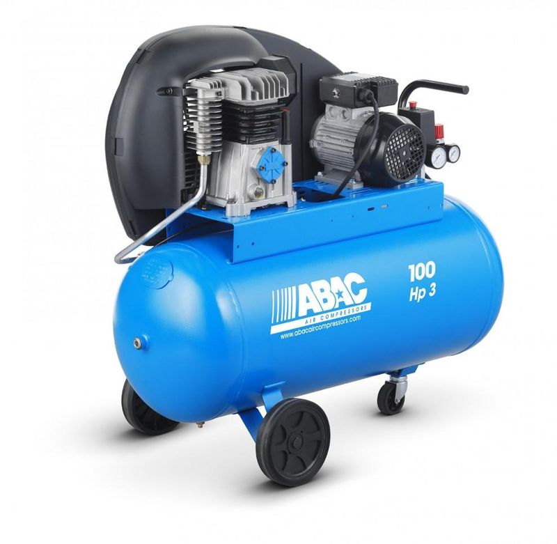 Compressore ABAC 100 lt 3 HP azionamento a cinghia