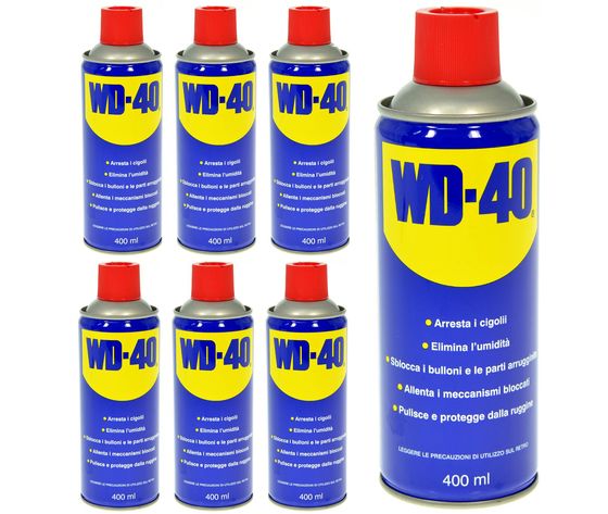 Confezione n° 6 bombolette spray WD 40 400 ml