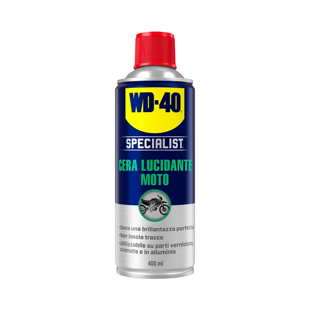 Cera lucidante per moto wd40 da 400ml0