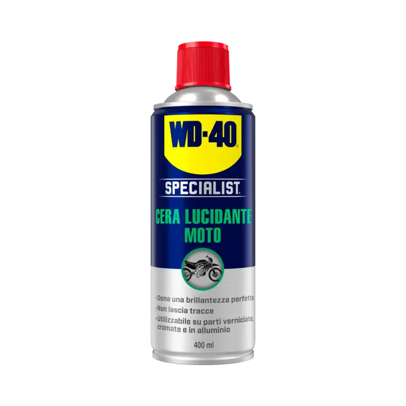 Cera lucidante per moto wd40 da 400ml0