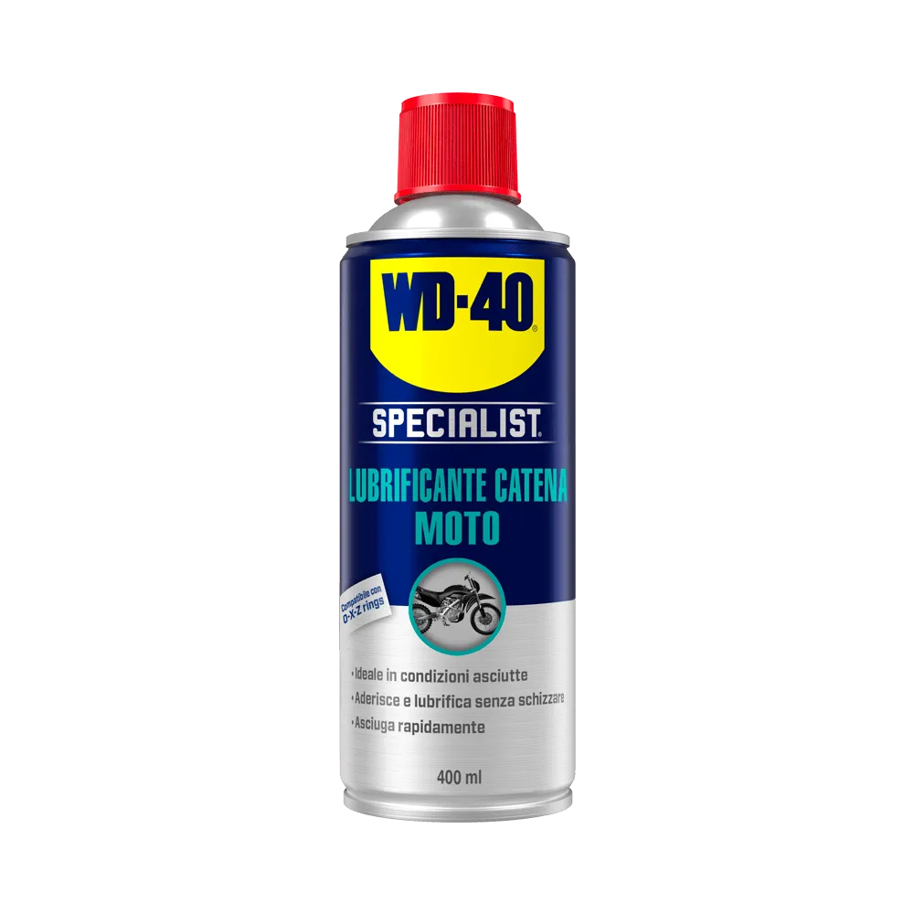 Lubrificante catena moto condizioni asciutte wd40-400ml
