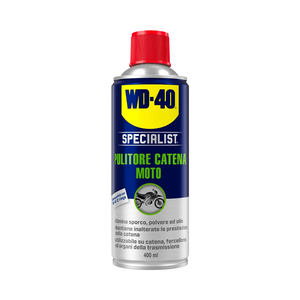 Pulitore per catena moto wd40 da 400ml