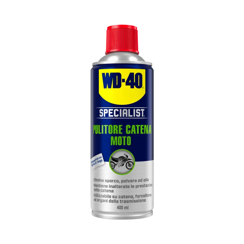 Pulitore per catena moto wd40 da 400ml