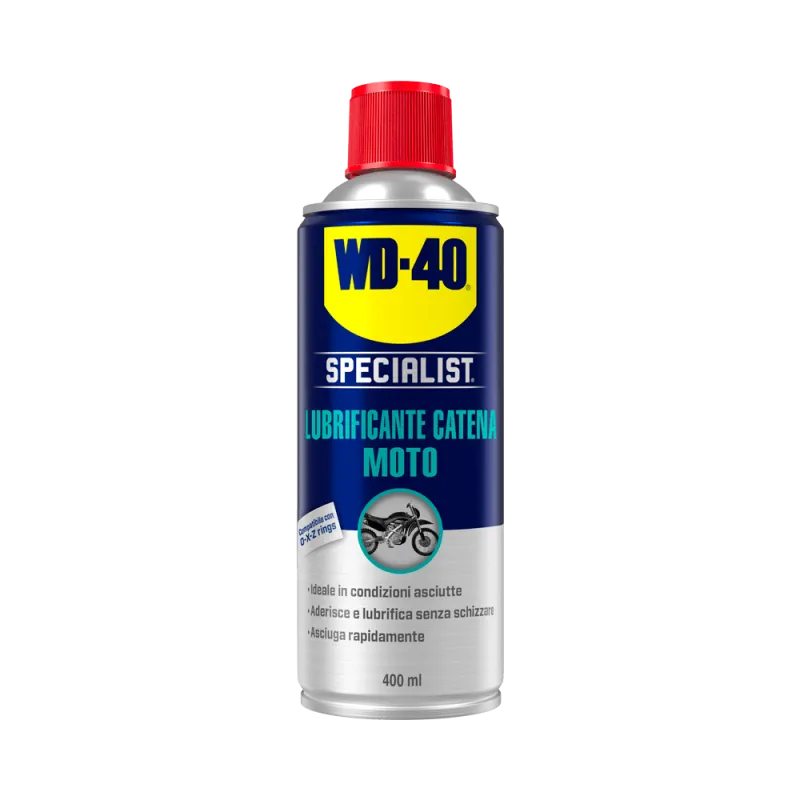 Lubrificante catena moto condizioni asciutte wd40-400ml