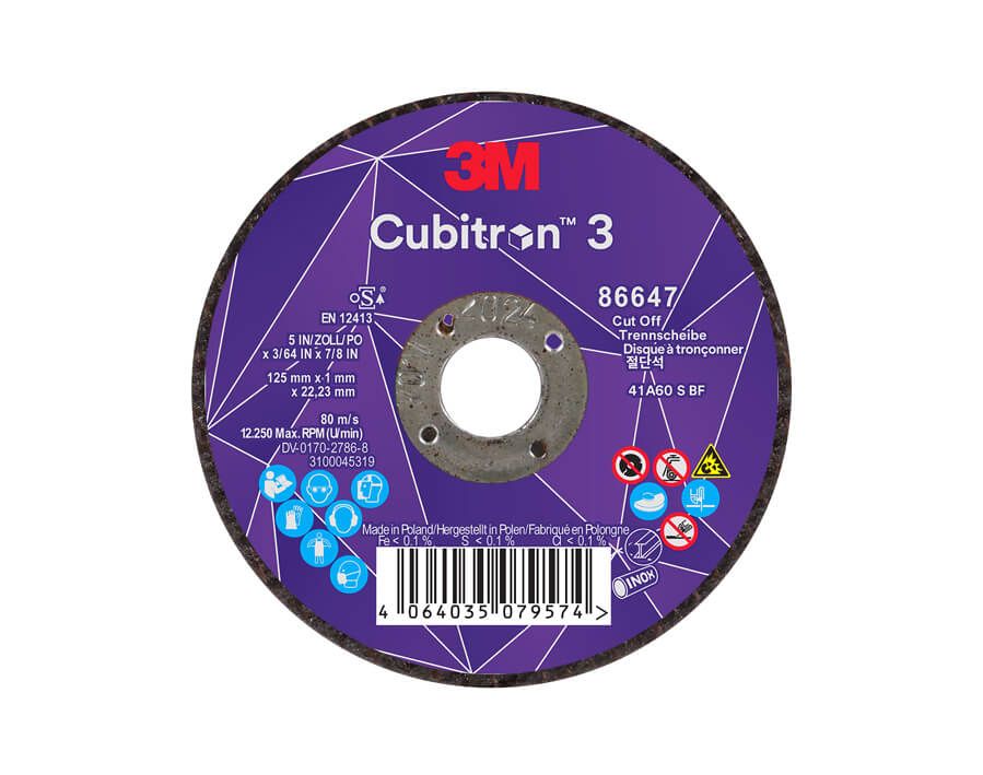 Conf. da 25 dischi da taglio CUBITRON 125x1 Conf. da 25 dischi da taglio CUBITRON 125x1