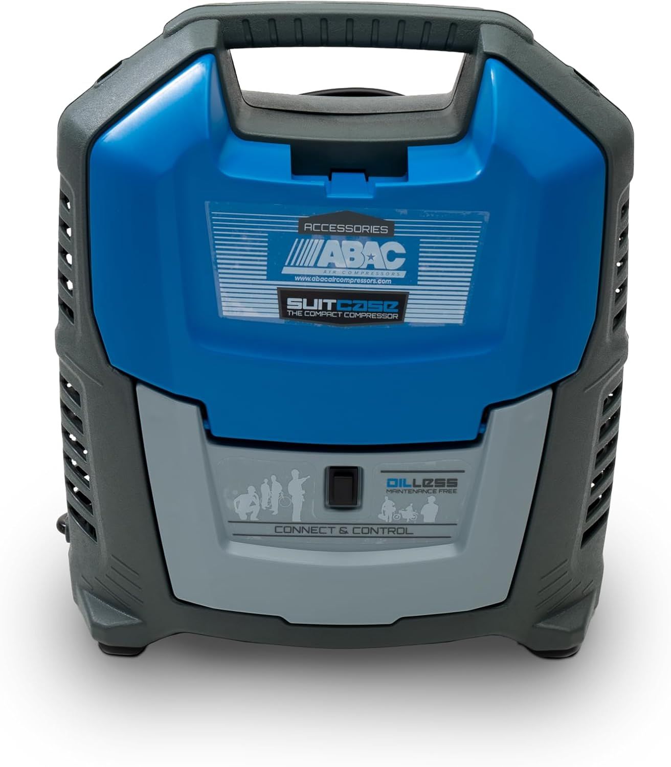 Compressore portatile Abac Suitcase 1.5Hp con tubo spiralato integrato