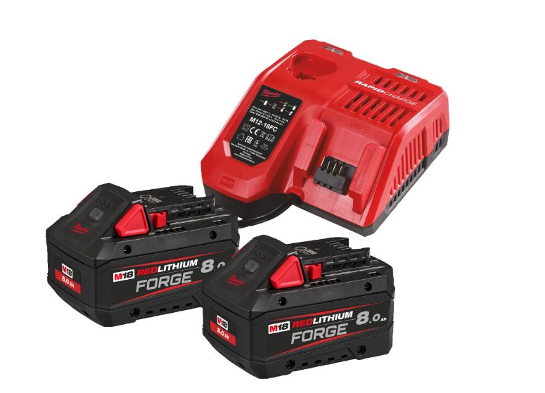 MILWAUKEE KIT BATTERIE  8AH M18 FORGENRG-802