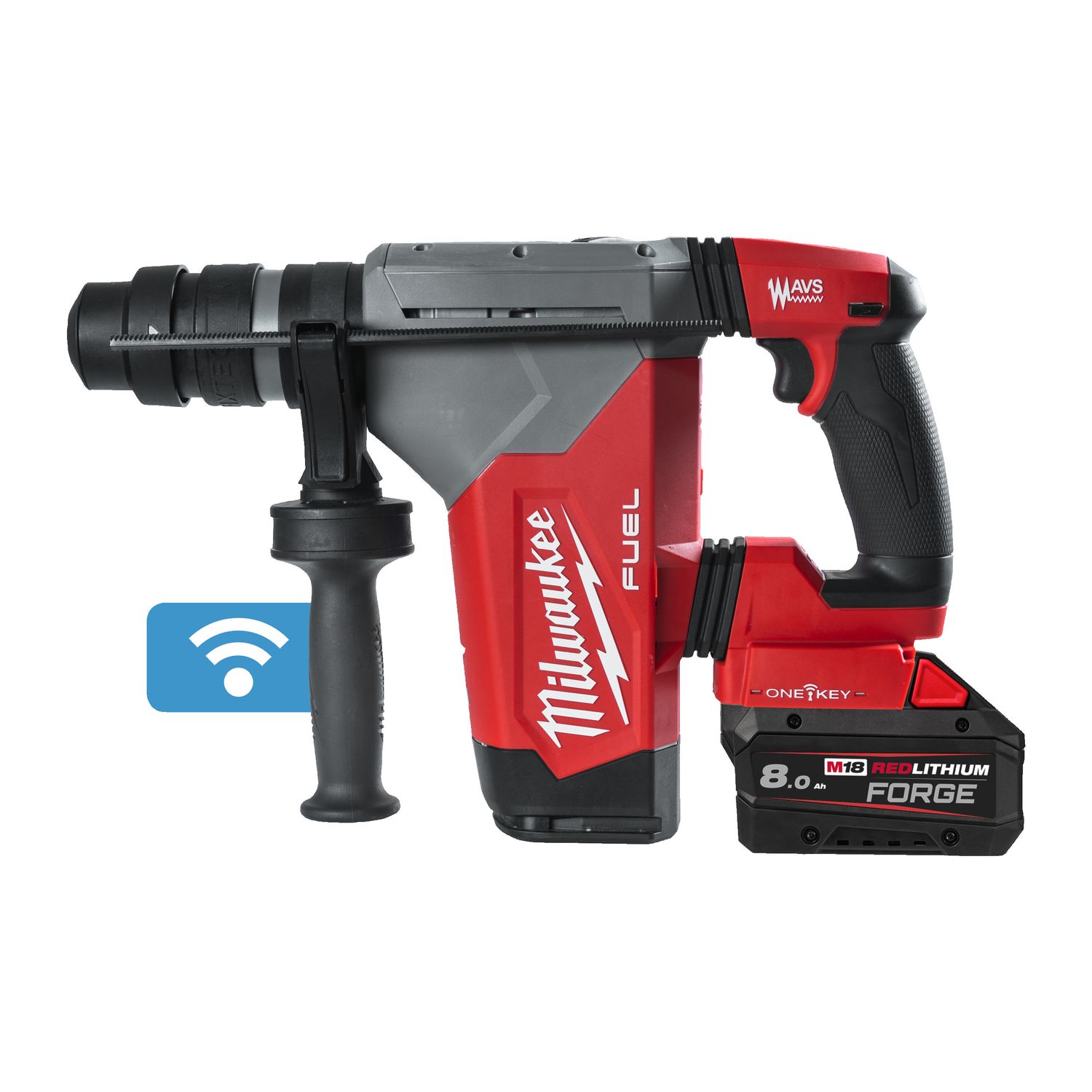 Milwaukee Tassellatore SDS-Plus 32 mm ad alta potenza con mandrino FIXTEC™ M18 FUEL™ ONE-KEY™ M18 ONEFHPX-802X Milawaukee Tassellatore SDS-Plus 32 mm ad alta potenza con mandrino FIXTEC™ M18 FUEL™ ONE-KEY™