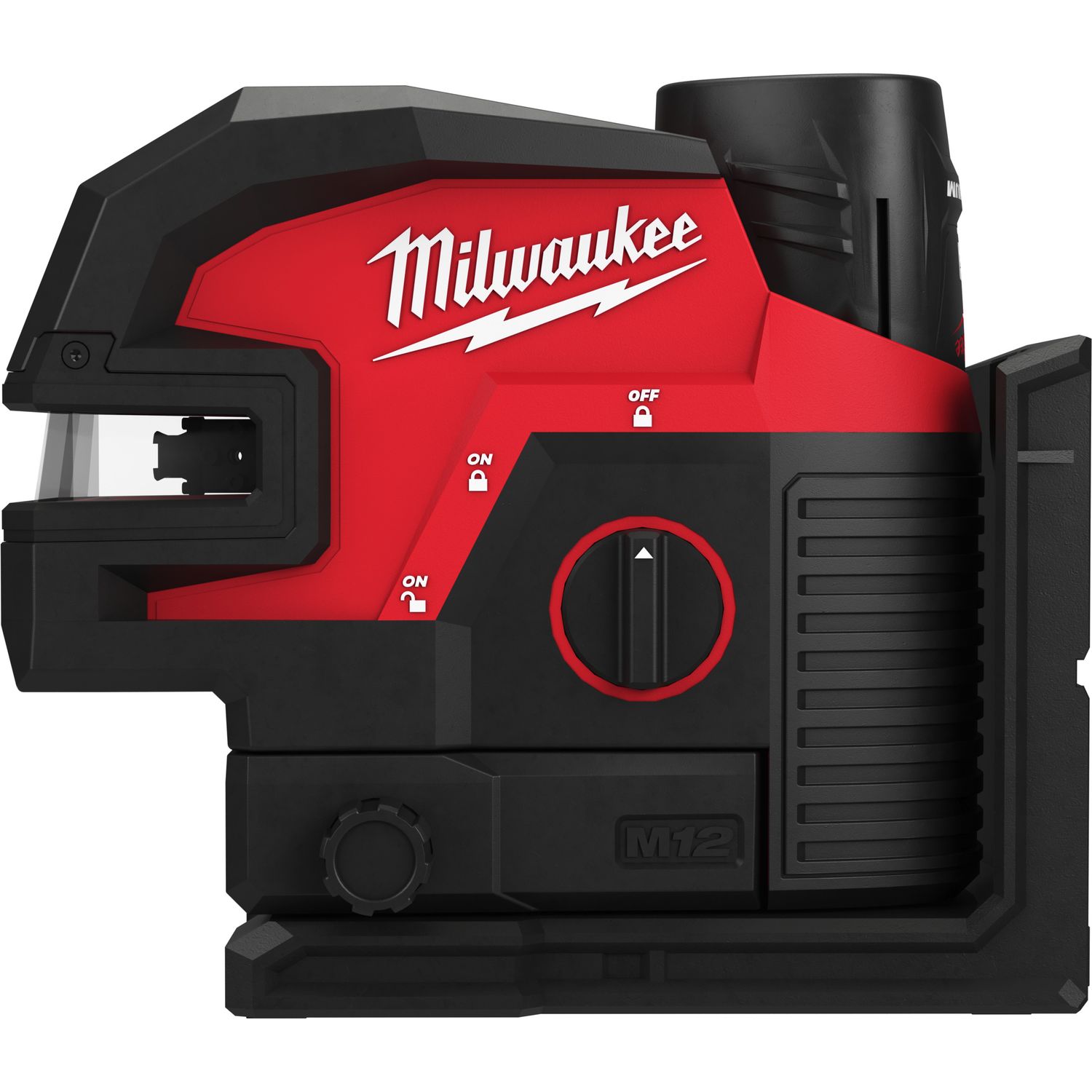 Milwaukee Laser lineare Verde M12™ a 2 linee con 4 punti piombo M12 CLL4P-301C Milawaukee Laser lineare Verde M12™ a 2 linee con 4 punti piombo