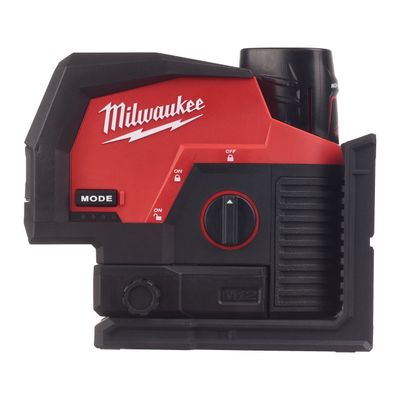 Milawaukee Laser lineare Verde M12™ a 2 linee con 2 punti piombo