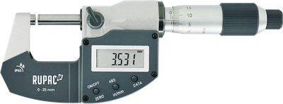 Micrometro per esterni digitale Digitronic Plus 0-25mm RUPAC 2390250 IP65 USB Micrometro per esterni digitale Digitronic Plus 0-25mm RUPAC 2390250 IP65 USB
