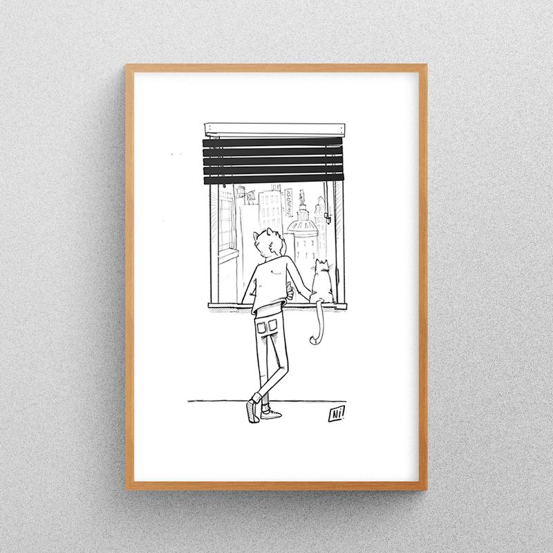 Illustration digital by Jenny De Poortere