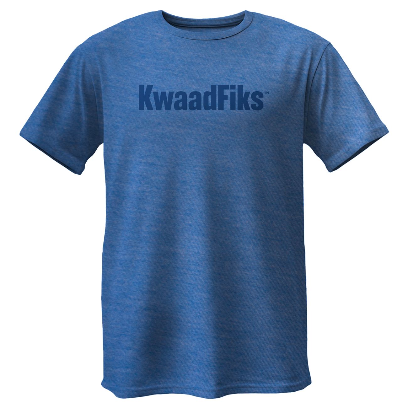 Uniseks/Mans T Hemp - Styl 1 - Blou Melange