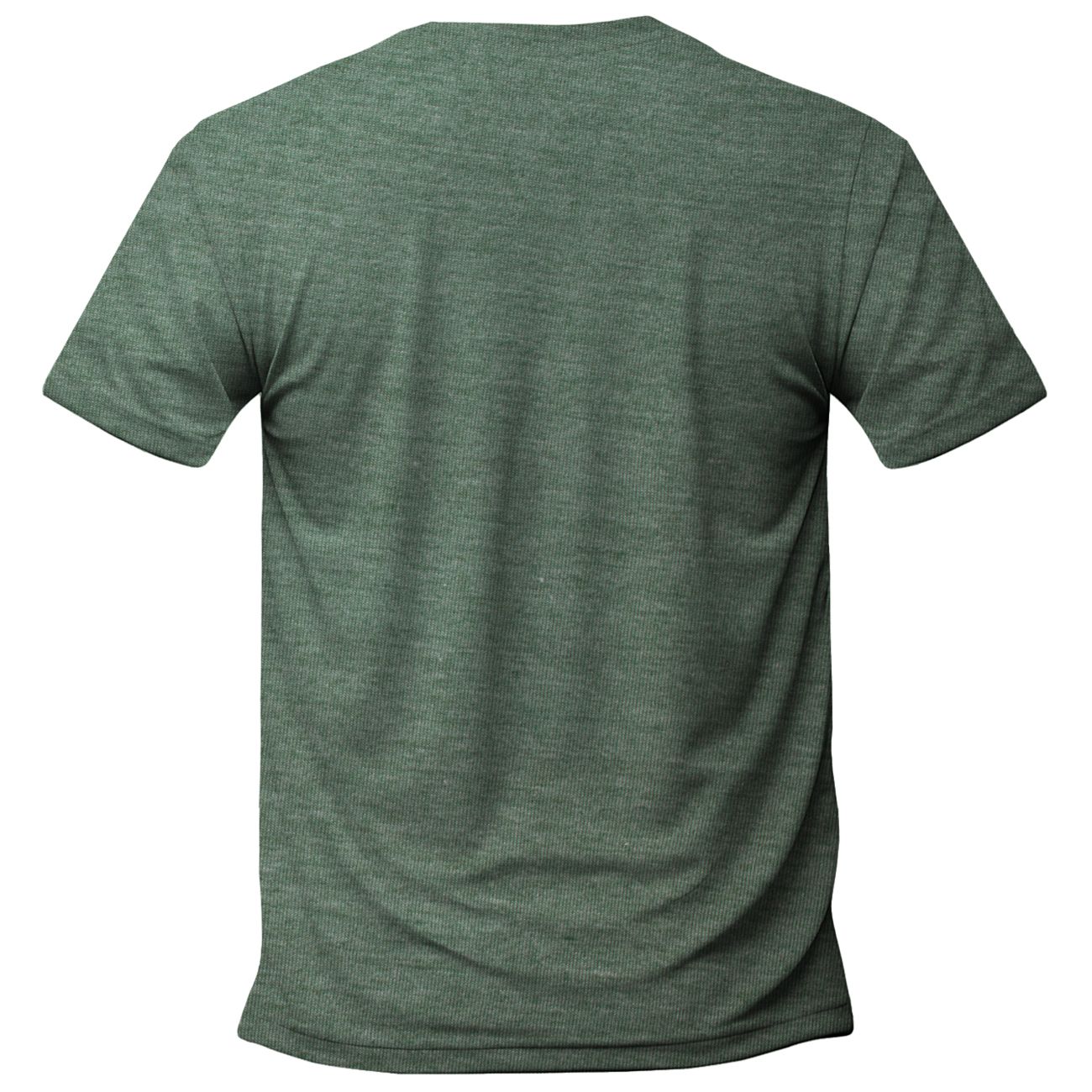Uniseks/Mans T Hemp - Styl 1 - Groen Melange