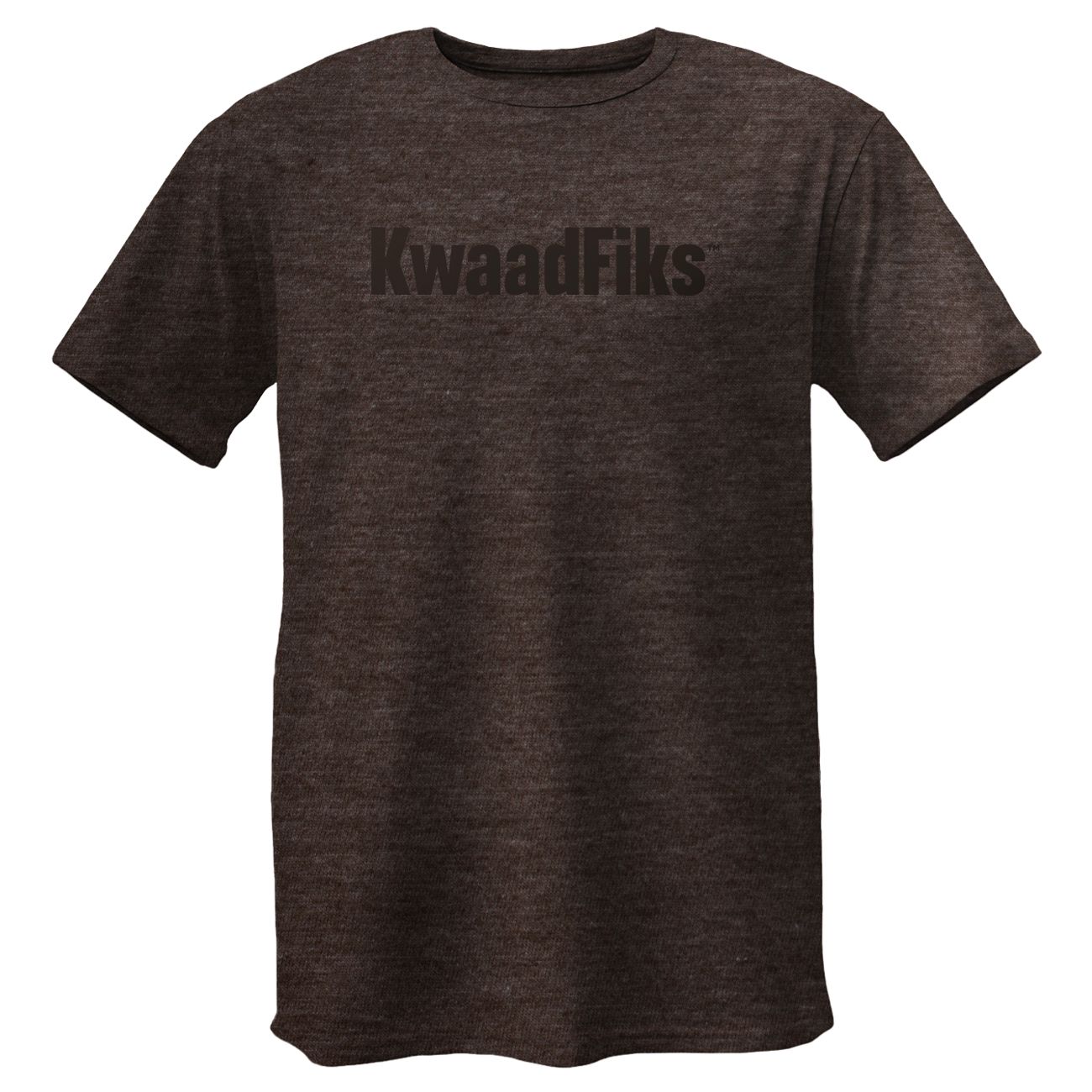 Uniseks/Mans T Hemp - Styl 1 - Bruin Melange