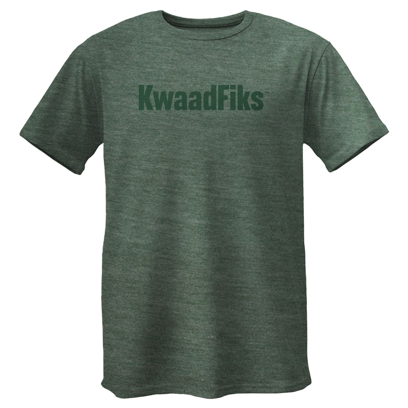Uniseks/Mans T Hemp - Styl 1 - Groen Melange