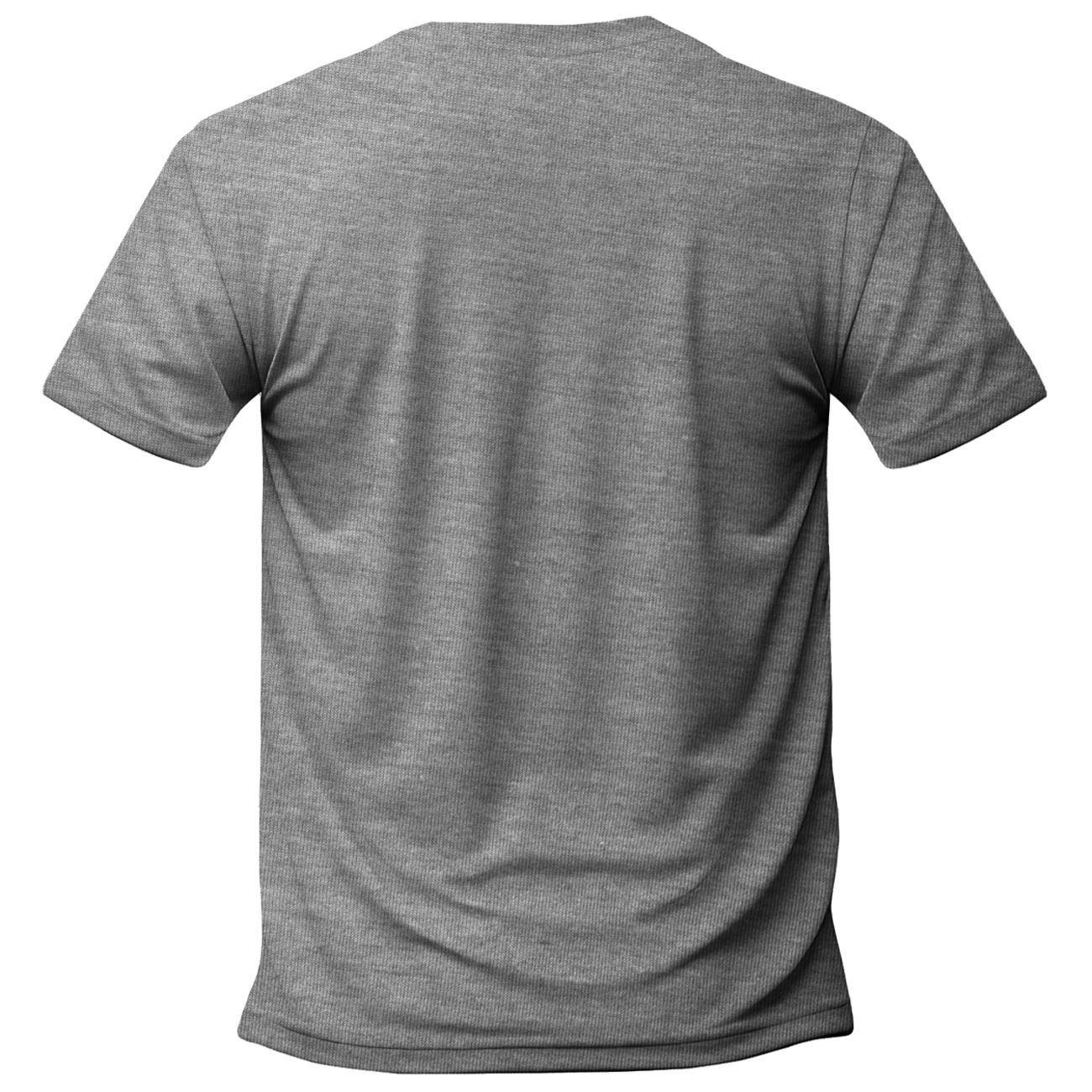 Uniseks/Mans T Hemp - Styl 1 - Grys Melange