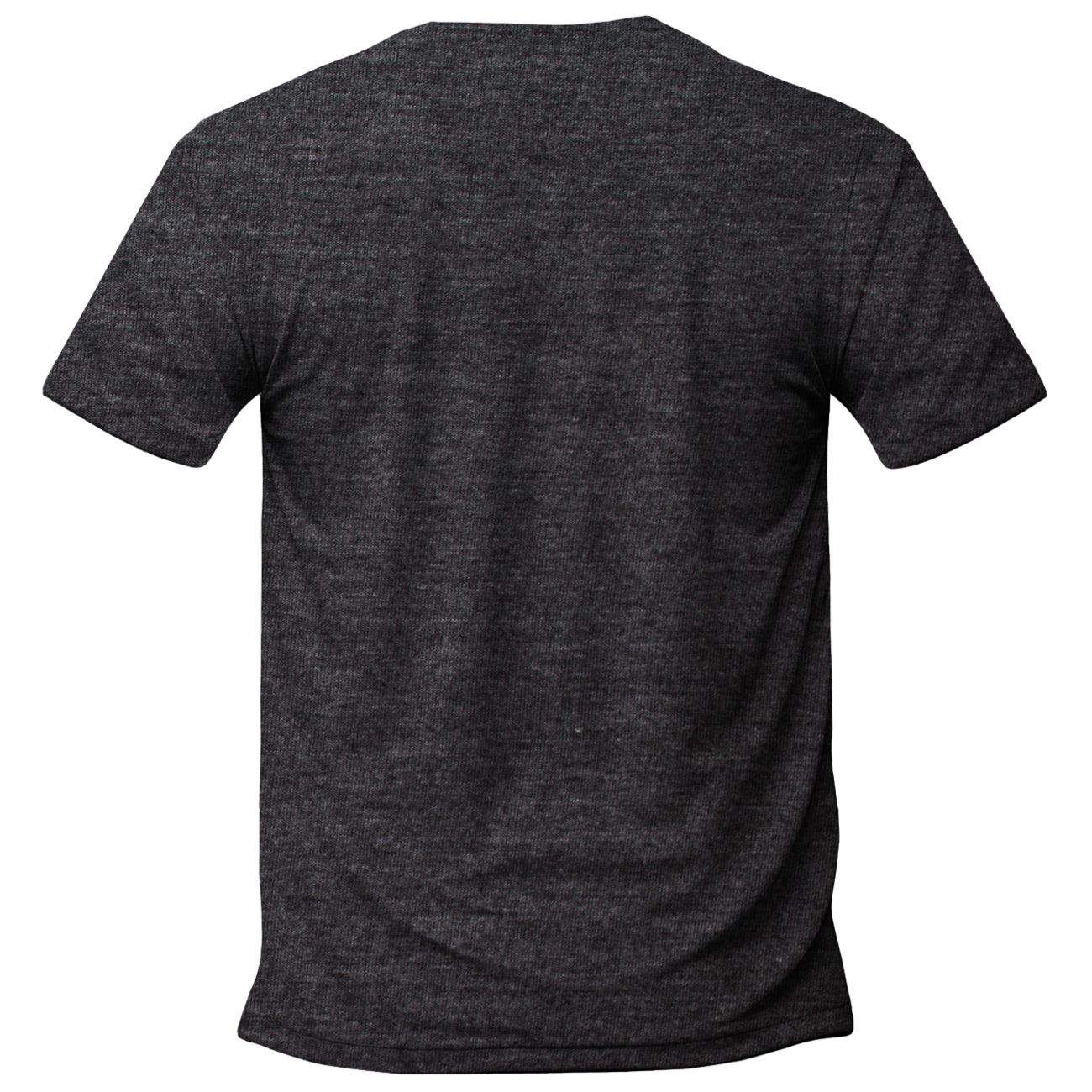 Uniseks/Mans T Hemp - Styl 1 - Steenkool Melange