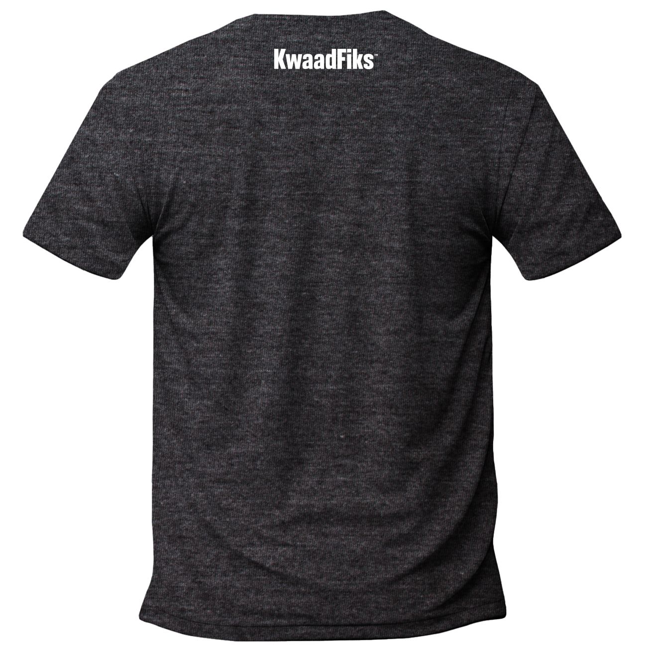 Uniseks/Mans T Hemp - Styl 2 - Steenkool Melange