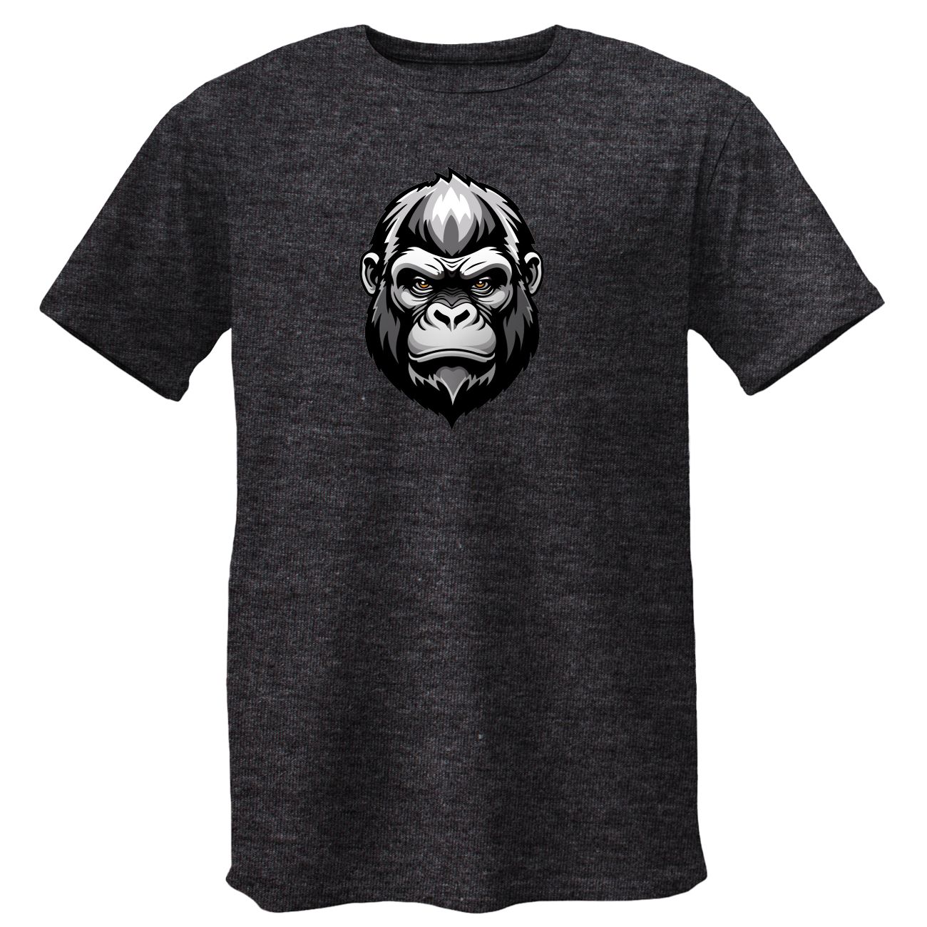 Uniseks/Mans T Hemp - Styl 2 - Steenkool Melange