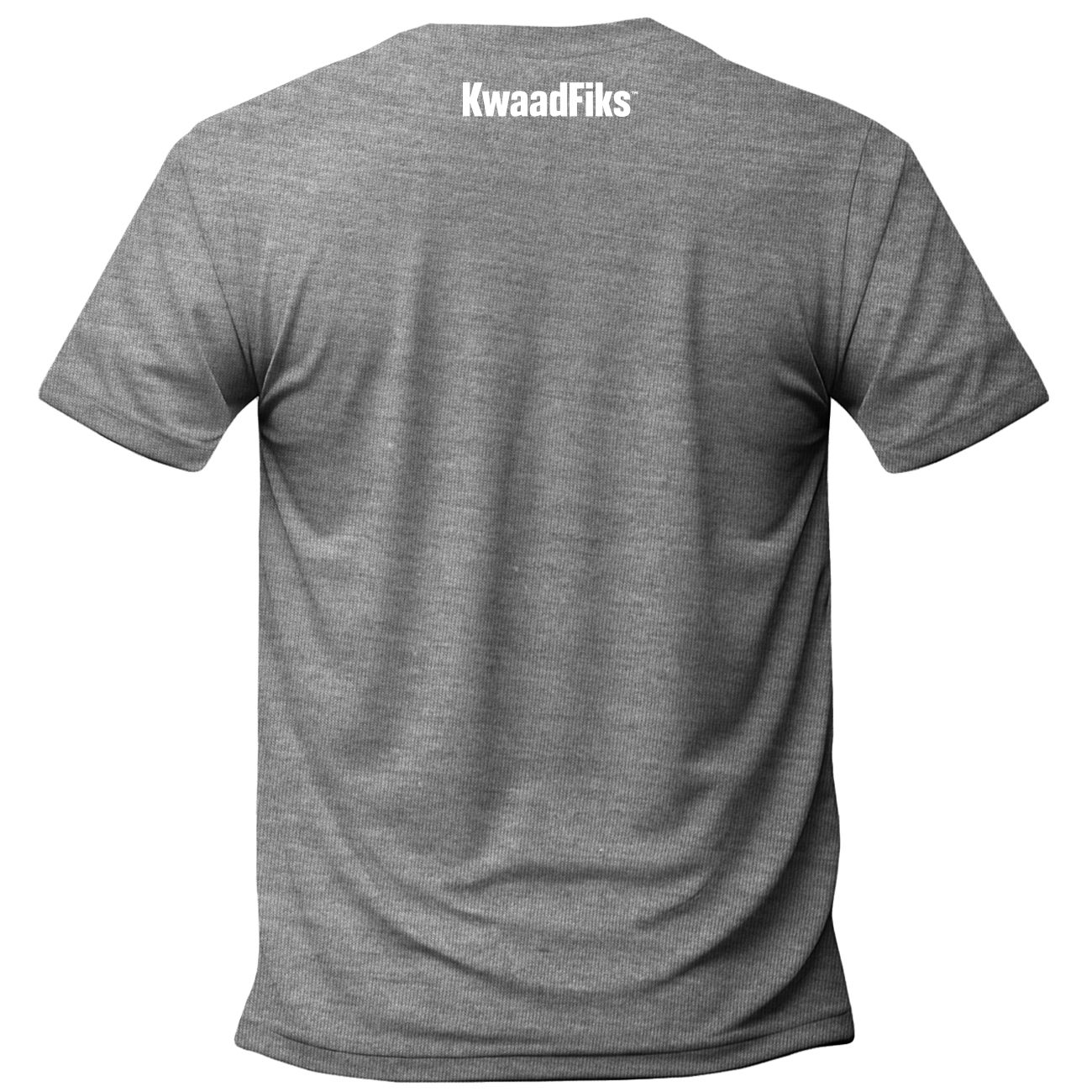 Uniseks/Mans T Hemp - Styl 2 - Grys Melange