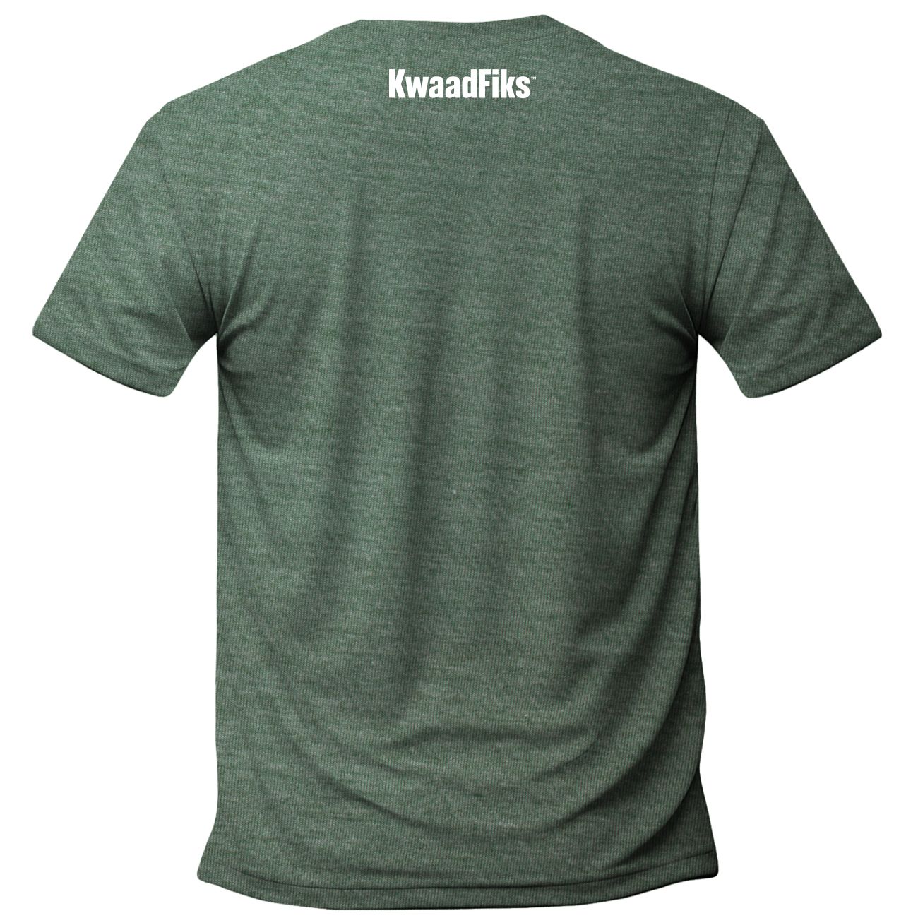 Uniseks/Mans T Hemp - Styl 2 - Groen Melange