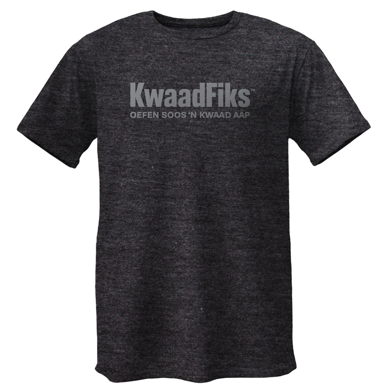 Uniseks/Mans T Hemp - Styl 3 - Steenkool Melange