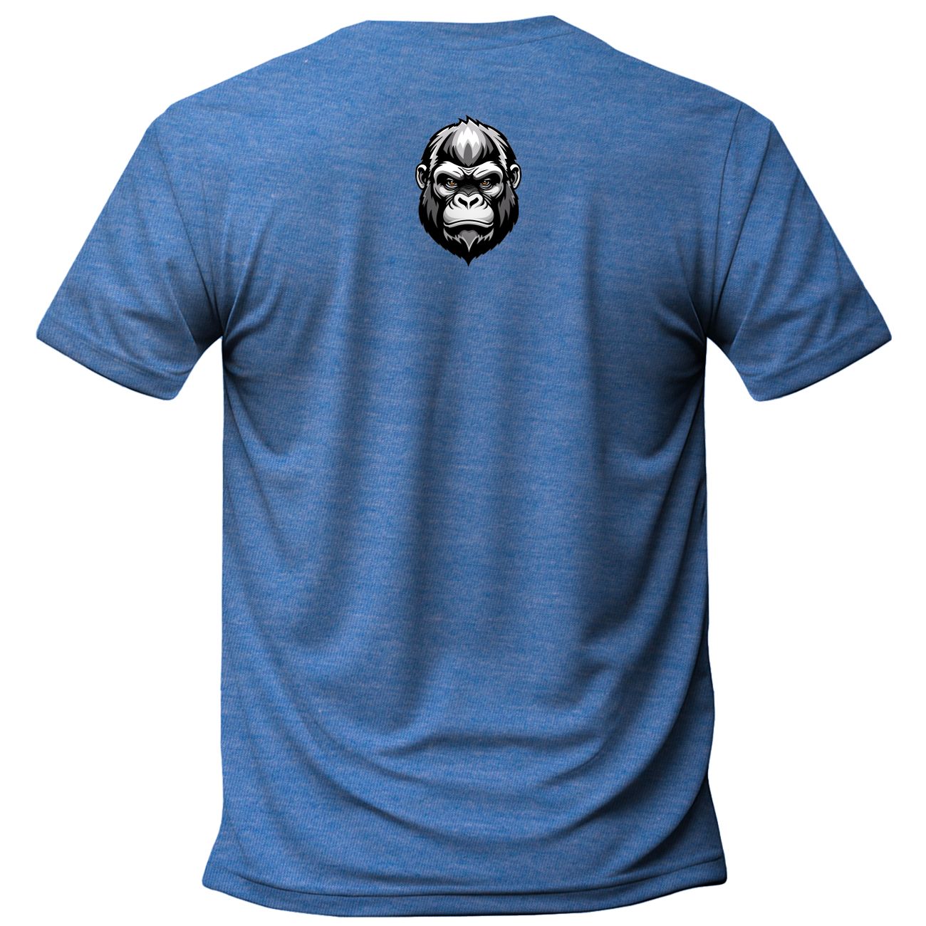 Uniseks/Mans T Hemp - Styl 3 - Blou Melange