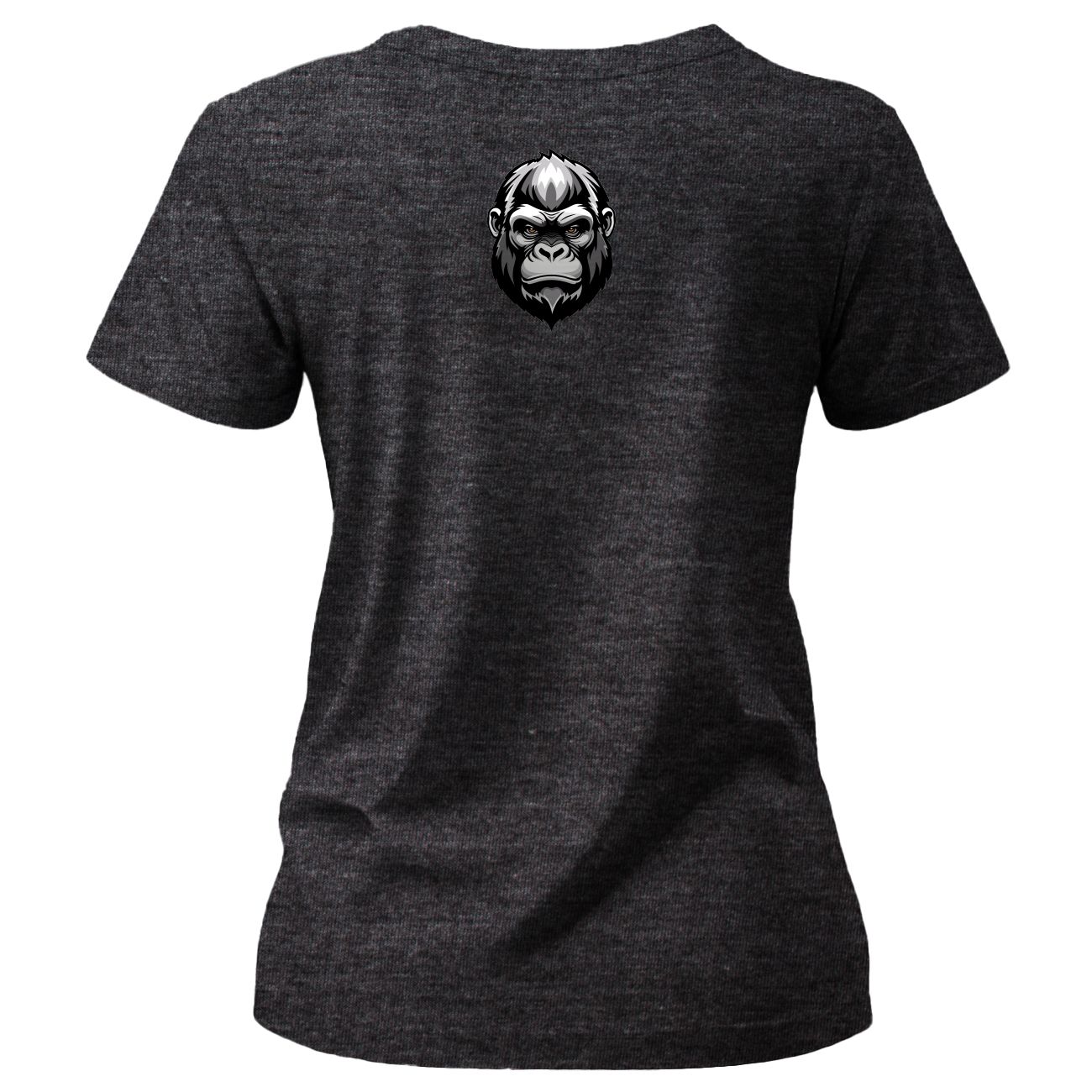 Dames Gepaste T Hemp - Styl 3 - Steenkool Melange