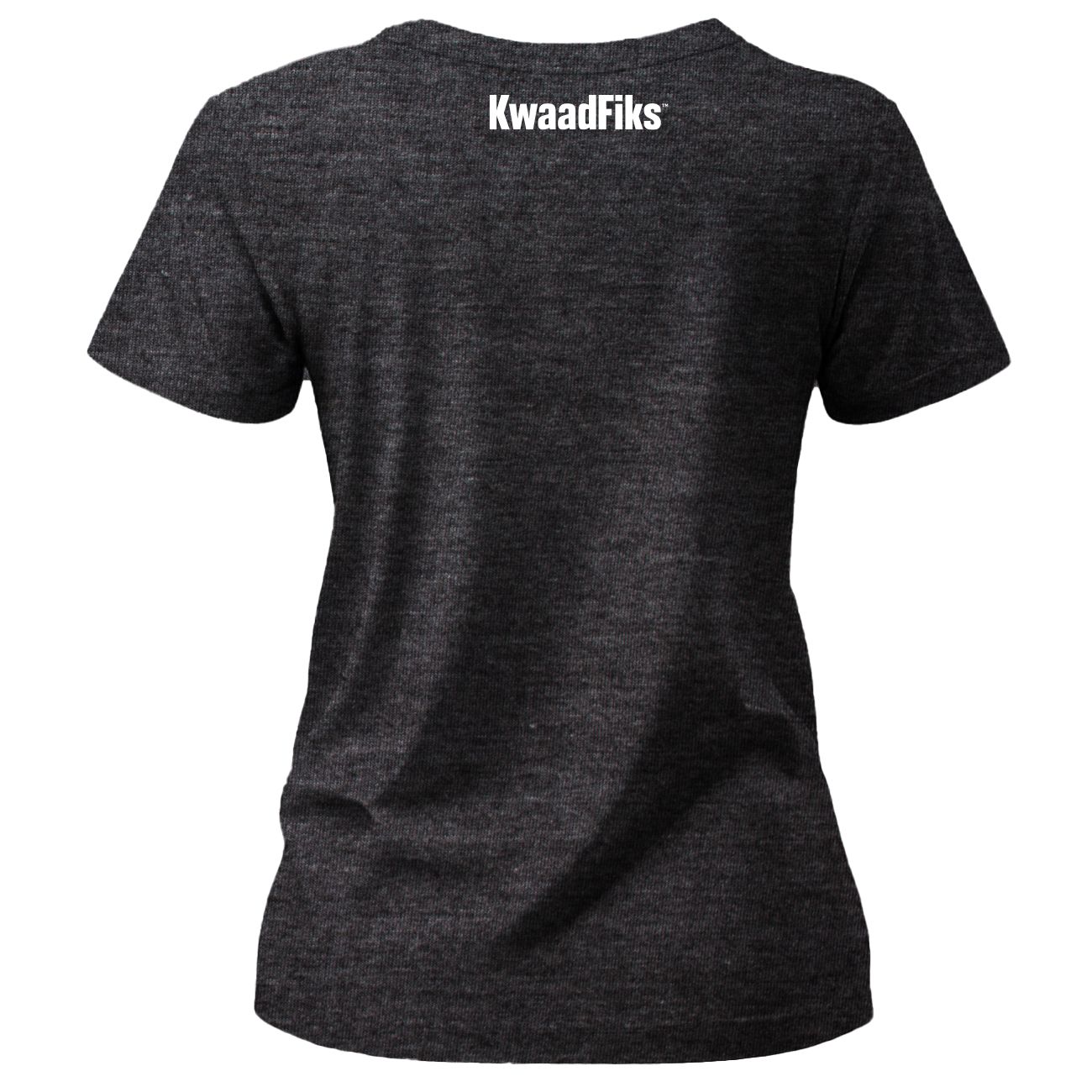 Dames Gepaste T Hemp - Styl 2 - Steenkool Melange