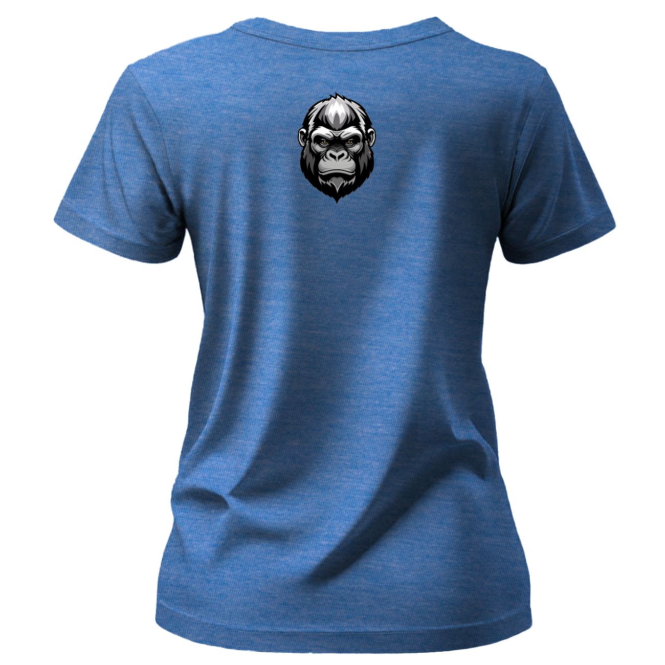 Dames Gepaste T Hemp - Styl 3 - Blou Melange