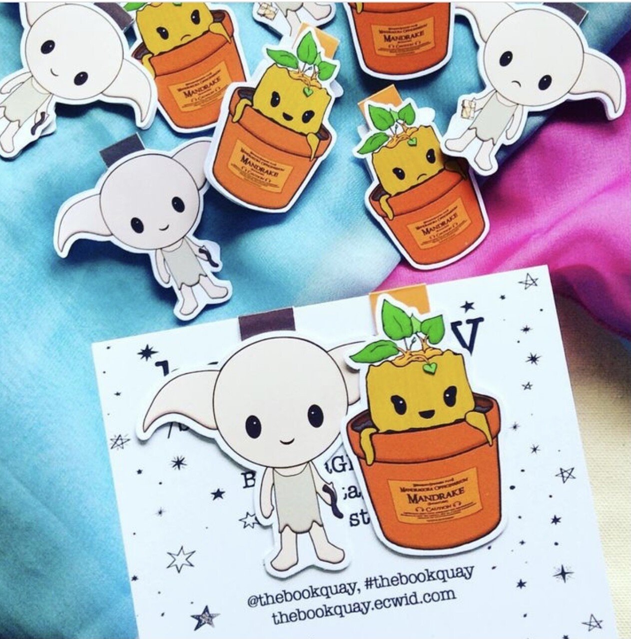 Magical creatures magnetic bookmarks