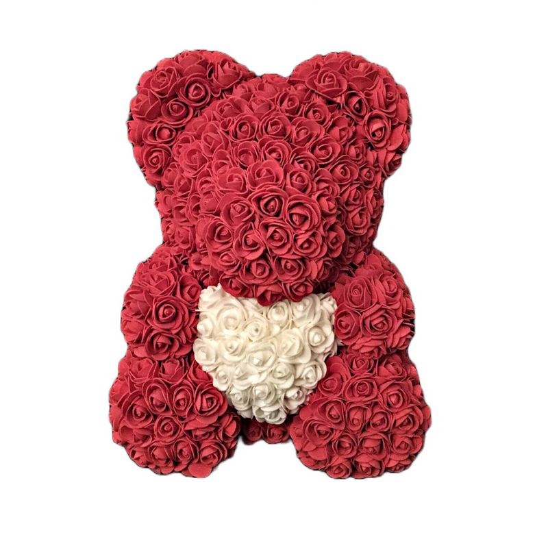 Rosenbär in klassisch Rot – Handgemachtes Geschenk mit Stil von Rabia Rose Frankfurt
Individuell gestaltbar  direkt bei Rabia
