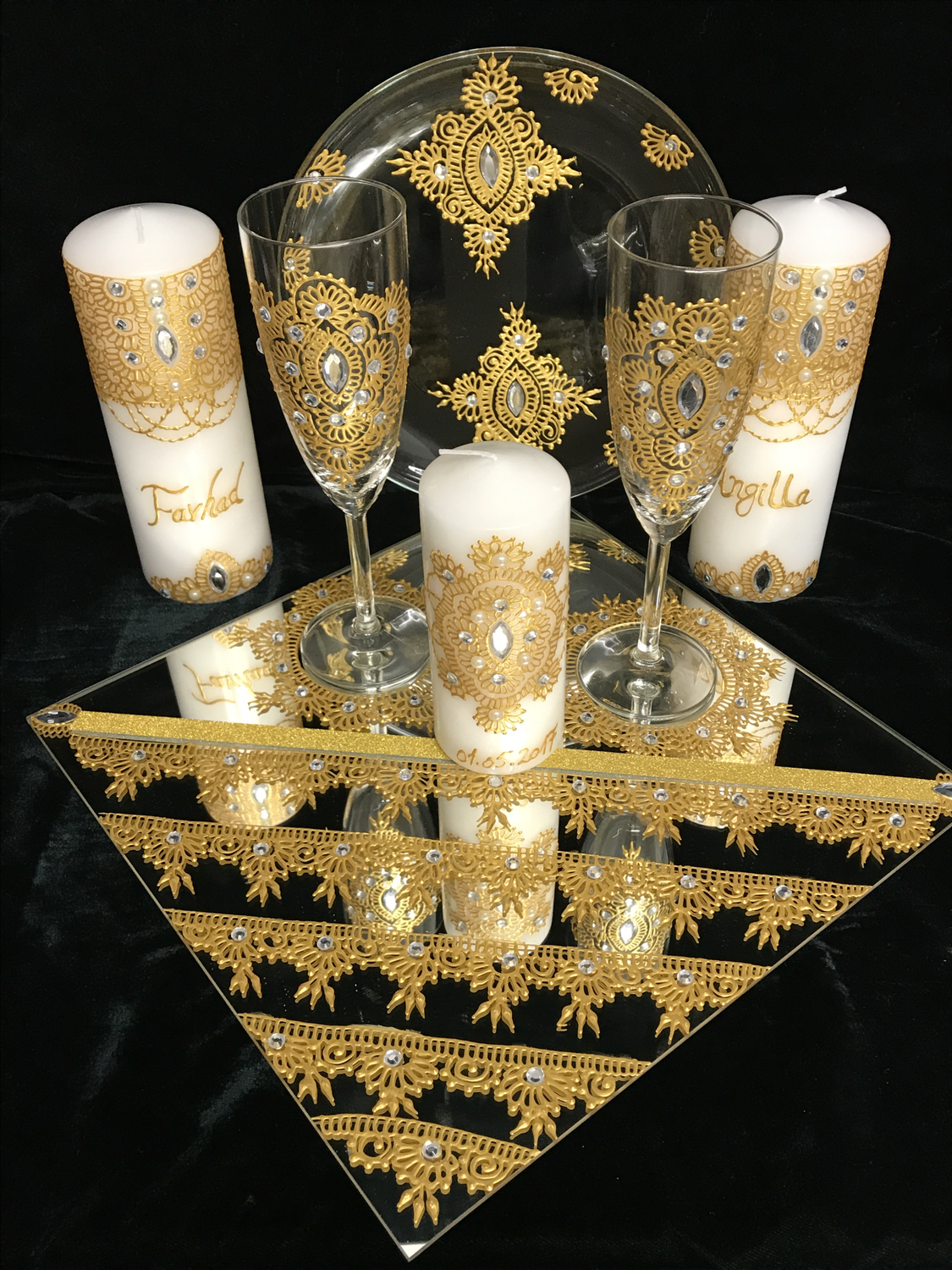 Classic Set - White & Gold -