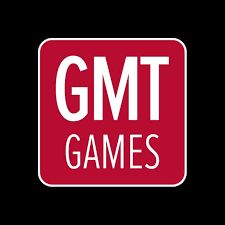 GMT Games logo with white text on a red square against a black background.