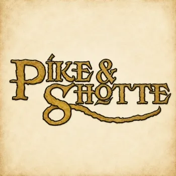 Pike &amp; Shotte category logo on a parchment-style background.