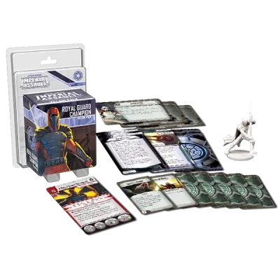 Royal Guard Champion miniature and contents.