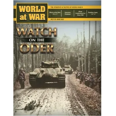 World at War #82: Watch on the Oder magazine cover with WWII tanks advancing along a forest road.