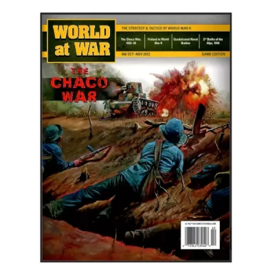 World at War #86: The Chaco War magazine cover with infantry and tank combat in rough terrain.