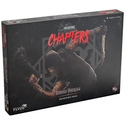 Vampire: The Masquerade – CHAPTERS Banu Haqim Expansion Pack box front.