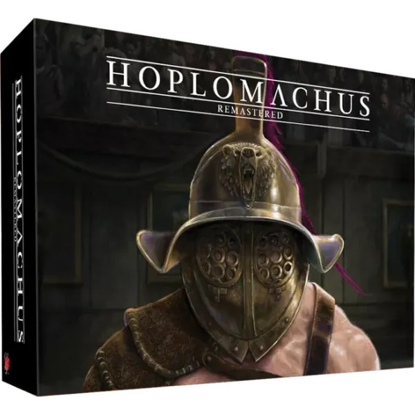 Hoplomachus: Remastered box and full component display.
