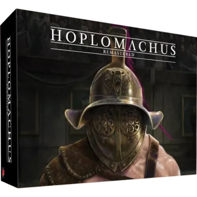 Hoplomachus: Remastered box and full component display.
