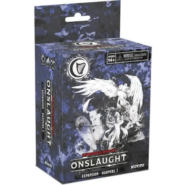 Dungeons &amp; Dragons: Onslaught Harpers 1 expansion pack front.