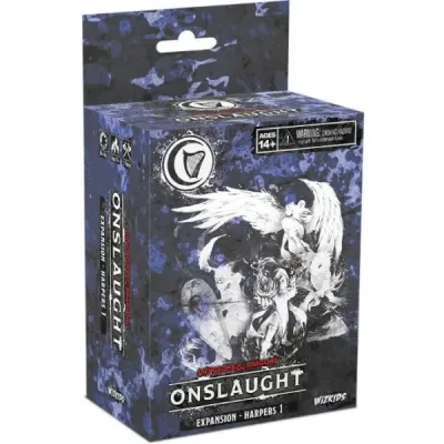 Dungeons &amp; Dragons: Onslaught Harpers 1 expansion pack front.