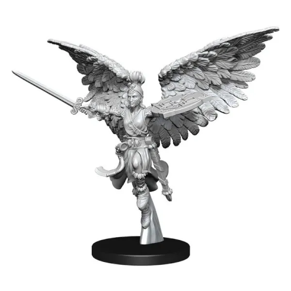 Magic: The Gathering Reidane, Goddess of Justice unpainted winged miniature.
